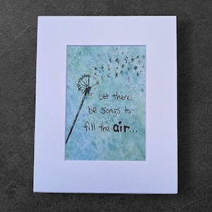 Aquarelle avec paroles de Grateful Dead – peinture originale 5 x 7 po. – art mural Jam Band peint à la main – cadeau pour mélomane – décoration hippie