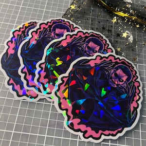 Holographic Dracopia Vinyl Sticker