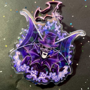 Papa V - Holographic Acrylic Charm