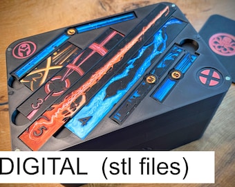 DIGITAL: Marvel Crisis Protocol organizer- Magnetic, all-in-one storage kit **stl file only; no physical**