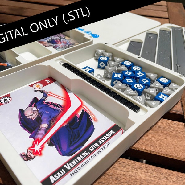 DIGITAL: Shatterpoint Force Trays - All-in-one storage **stl file only; no physical**