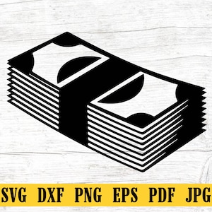 Geld SVG, Geld SVG, Geld SVG, Geld geschnitten Datei, Geld DXF, Geld PNG, Geld Clipart, Geld Silhouette, Geld Cricut Datei