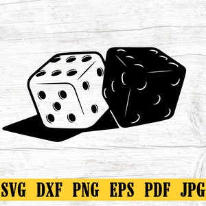Dice svg, two dice svg, casino svg, gamble svg, gambling svg, las vegas, svg, cut file, design, clipart, vector, icon, png