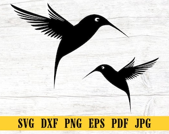 Kolibri SVG, Kolibri geschnitten Datei, Kolibri DXF, Kolibri PNG, Kolibri Clipart, Kolibri Silhouette, Kolibri Cricut