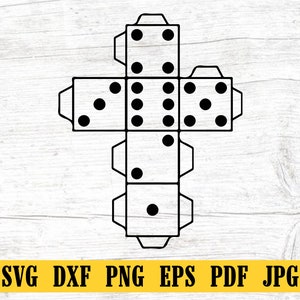 Dice SVG, Dice DXF, Dice PNG, Dice Clipart, Dice Silhouette, Dice Cut File