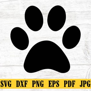 Dog Paw Print Svg, Dog Paw SVG, Dog Svg, Paw Svg, Animal Paw Svg, Animal Svg, Dog Paw Print Cut File, Paw Print Cut File, Animal Print Svg