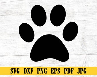 Dog Paw Print Svg, Dog Paw SVG, Dog Svg, Paw Svg, Animal Paw Svg, Animal Svg, Dog Paw Print Cut File, Paw Print Cut File, Animal Print Svg