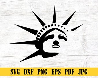 Statue of Liberty SVG, New York SVG, Statue of Liberty Clipart, Statue of Liberty Files for Cricut, Dxf, Png, Eps, Vector