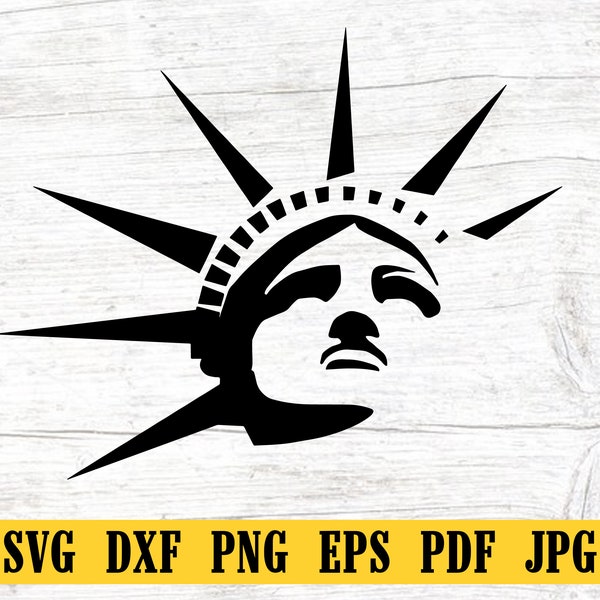 Statue of Liberty SVG, New York SVG, Statue of Liberty Clipart, Statue of Liberty Files for Cricut, Dxf, Png, Eps, Vector