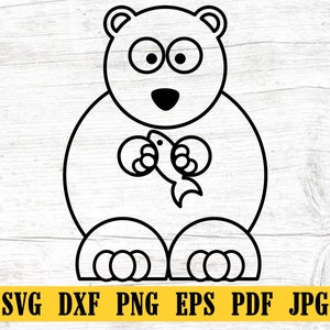 Eisbär SVG, Eisbär geschnitten Datei, Eisbär DXF, Eisbär PNG, Eisbär Clipart, Eisbär Silhouette, Eisbär Cricut Datei