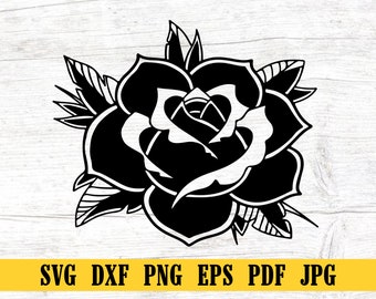 Rose Flower Svg, Roses Svg, Rose Clipart, Flower Svg, Roses Template Svg, Rose Bouquet Svg, Red Rose Svg, Rose Png Vector, Digital Download