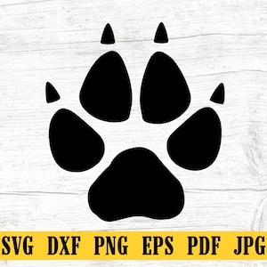 Dog Paw Print Svg, Dog Paw SVG, Dog Svg, Paw Svg, Animal Paw Svg, Animal Svg, Dog Paw Print Cut File, Paw Print Cut File, Animal Print Svg