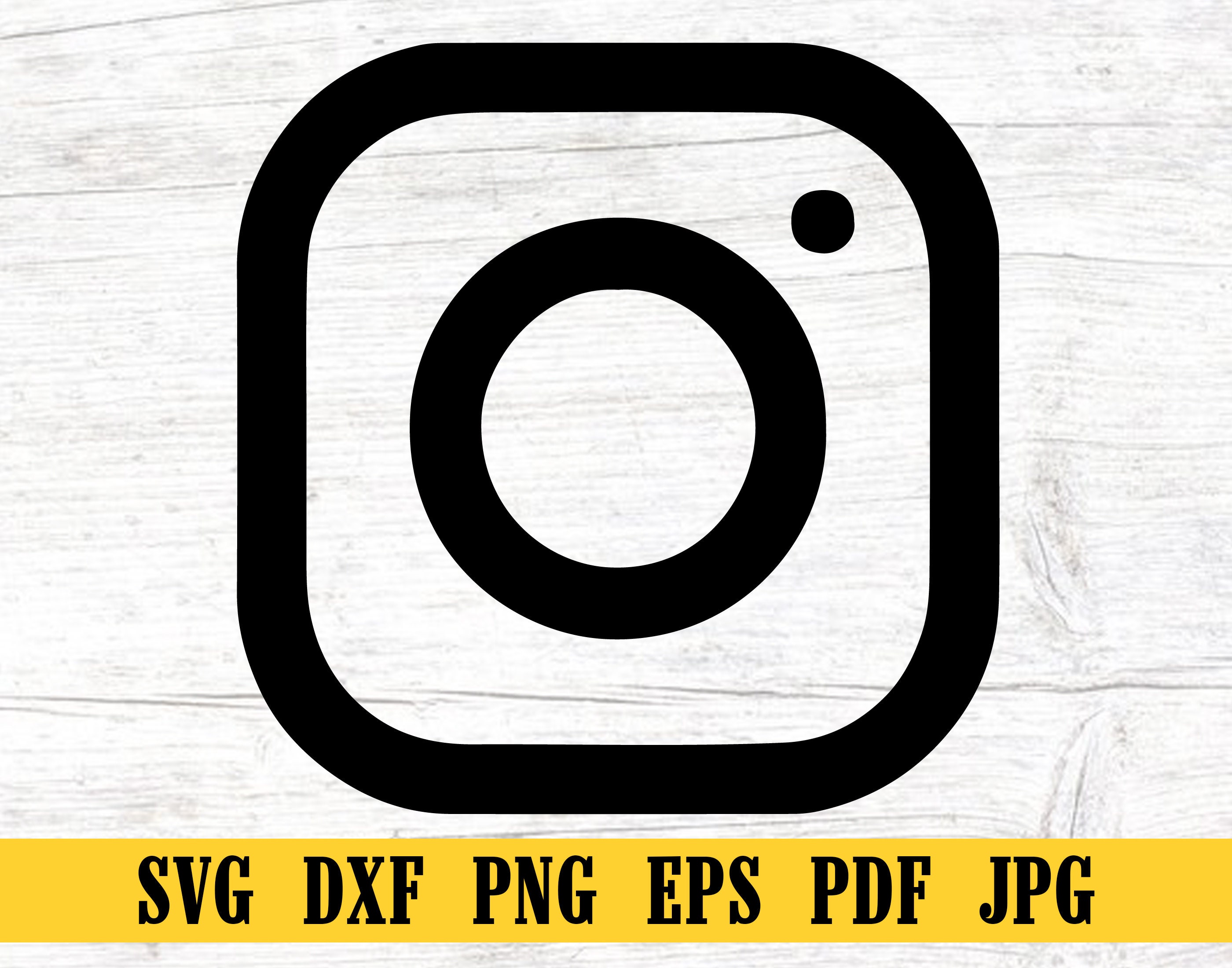 Instagram Svg, Social Media Svg, Social Media Icon, Instagram Cricut