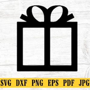 Present SVG, Gift svg, Gift Box Svg, Ribbon SVG, Png, Svg Files for Cricut, Silhouette, Bow svg, Cricut, Box svg