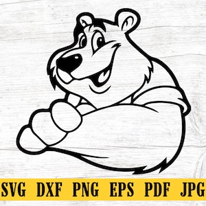 Polar Bear SVG, Polar Bear Cut File, Polar Bear DXF, Polar Bear PNG, Polar Bear Clipart, Polar Bear Silhouette, Polar Bear Cricut File