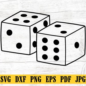 Dice svg, two dice svg, casino svg, gambler svg, gambling svg, las vegas, svg, cut file, design, clipart, vector, icon, png