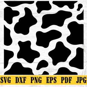May include: Black and white cow print pattern. This digital design is perfect for crafting projects, scrapbooking, and more.