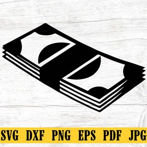 Money SVG, Cash Svg, Dollar Svg, Money Cut File, Money DXF, Money PNG, Money Clipart, Money Silhouette, Money Cricut File