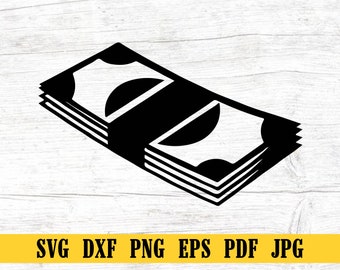 Money SVG, Cash Svg, Dollar Svg, Money Cut File, Money DXF, Money PNG, Money Clipart, Money Silhouette, Money Cricut File