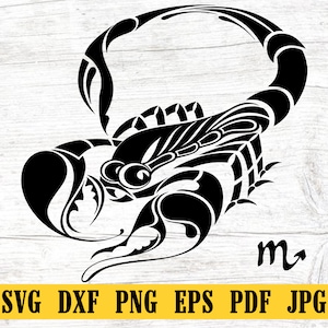Scorpion Svg,Scorpion Clipart,animal svg,Scorpion Svg Cutting File for Cricut, Silhouette,Instant Download,Animal pdf,Scorpion png,dxf