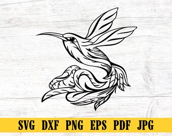 Hummingbird svg png, Bird SVG PNG, Hummingbirds Svg, Humming Bird Cut File For Silhouette, Cricut Machines Svg, Jpg Png, Pdf, Eps