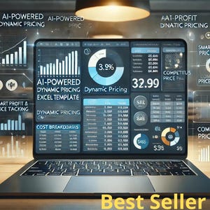 AI-Powered Price Calculator | Smart Pricing & Profit Tracker | Excel Template