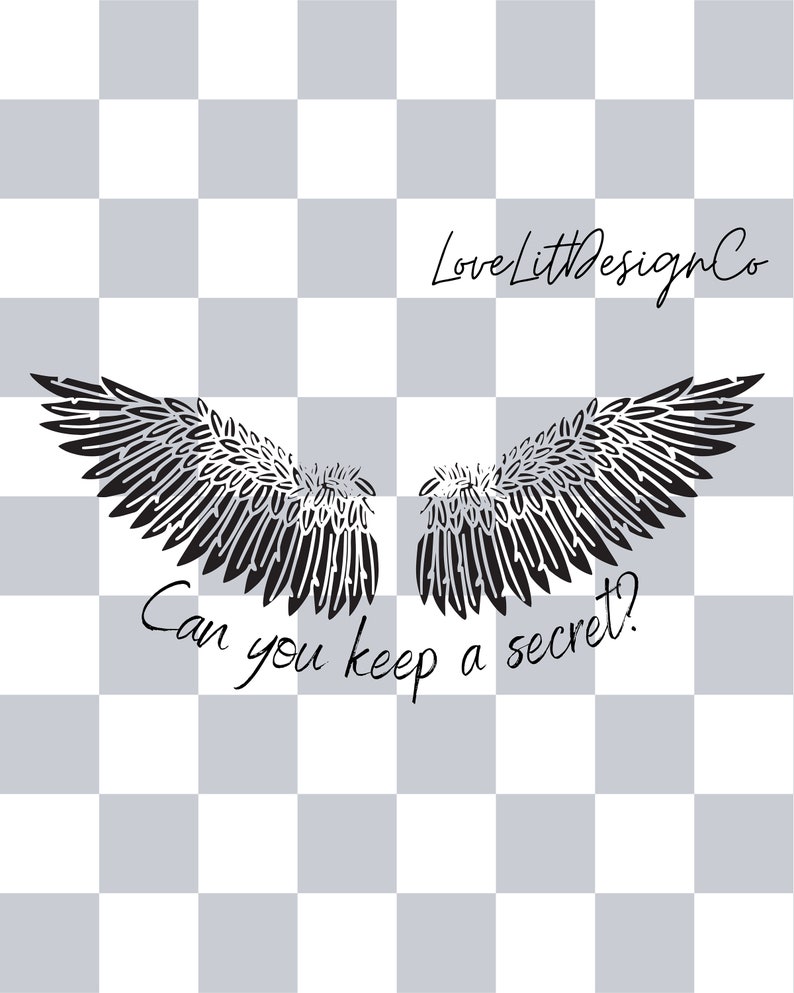 Can You Keep a Secret Etsy