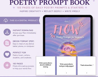 Flow-Poesie-Anregungen für Anfänger: 100 tägliche Schreibanfänge (Digitales PDF)
