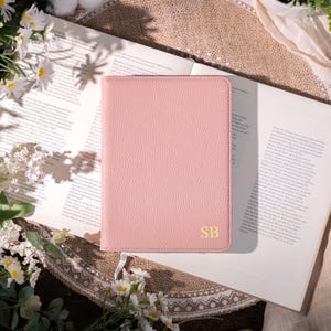 Pink PU Leather Kindle Paperwhite Case with Strap & Stand