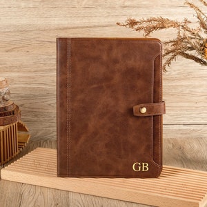 Retro bruin veganistisch leer iPad-hoesje 10e generatie hoesje hoes iPad Pro11 12,9 10,2 9,7 inch mini6 2023 iPad Air 5,4