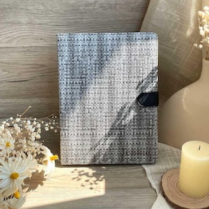 Zwart geruit gepersonaliseerd leren iPad-hoesje 10e generatie hoesjes iPad Pro11 12,9 10,2 9,7 inch mini6 2023 iPad Air 5,4