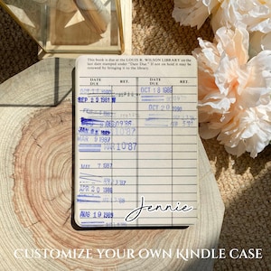 Book-apy Due Cards Kindle Paperwhite 12th Gen2 Hülle, Kobo Case mit durchsichtiger Rückseite, Kindle 2024 Colorsoft, Auto Wake/Sleep Hülle für Kindle Paperwhite 12th Gen