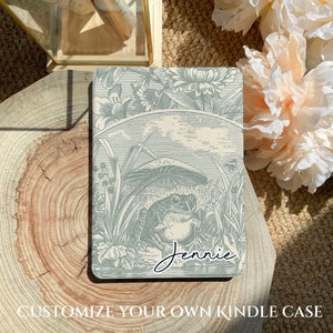 Vintage Frog Kindle Case: Paperwhite, Kobo Libra Color, Book Lover Gift