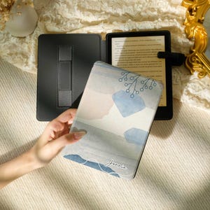 Aquarell Träume Kindle Paperwhite Hülle mit Rückseite Magnetisch für Kindle 2024, Kobo Hülle, Geschenk für Sie