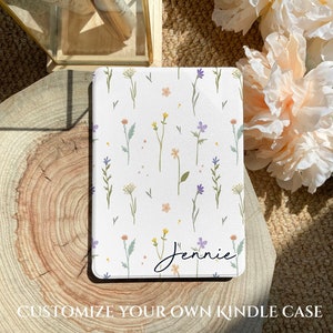 Custodia per Kindle Paperwhite 12ª generazione (7&#39;&#39;), custodia Kobo con retro trasparente, Kindle 2024 Colorsoft, custodia con funzione di accensione/spegnimento automatico per Kindle 11ª generazione e tutti i modelli