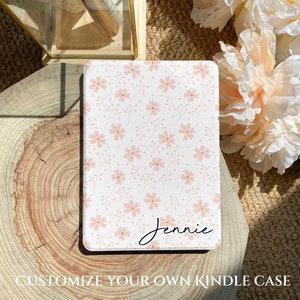 Clear Kindle Paperwhite Case: Colorsoft Floral Cover with Strap