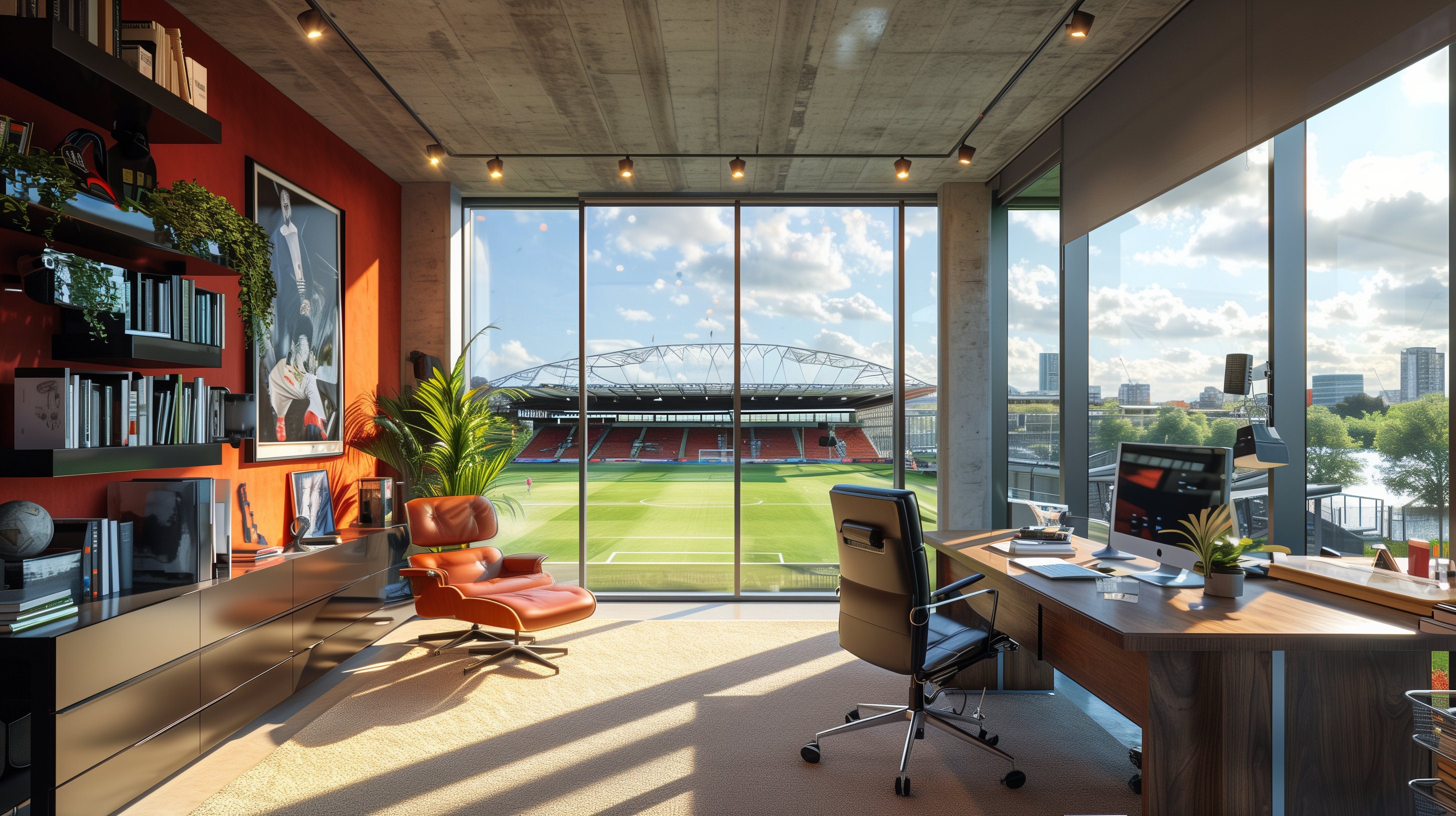 Modern Soccer Football Office Zoom Background 5 Pack! Unique Zoom ...