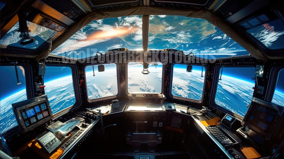 International Space Station Zoom Background 4 Pack Unique Zoom