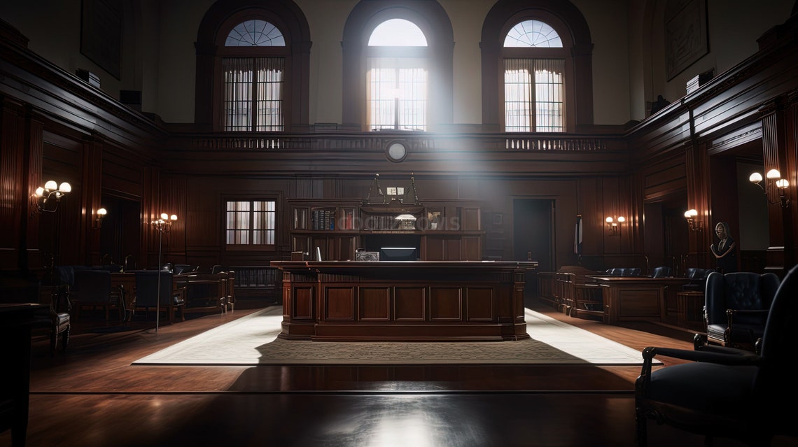 20 Pack of Courtroom Courthouse Zoom Backgrounds, Version 1 Unique Zoom