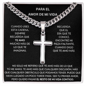 regalo para novio/ cadena para hombre/ regalo de cadena para hombre/ regalo de cumpleaños hombre, esposo, novio, amante, toxico