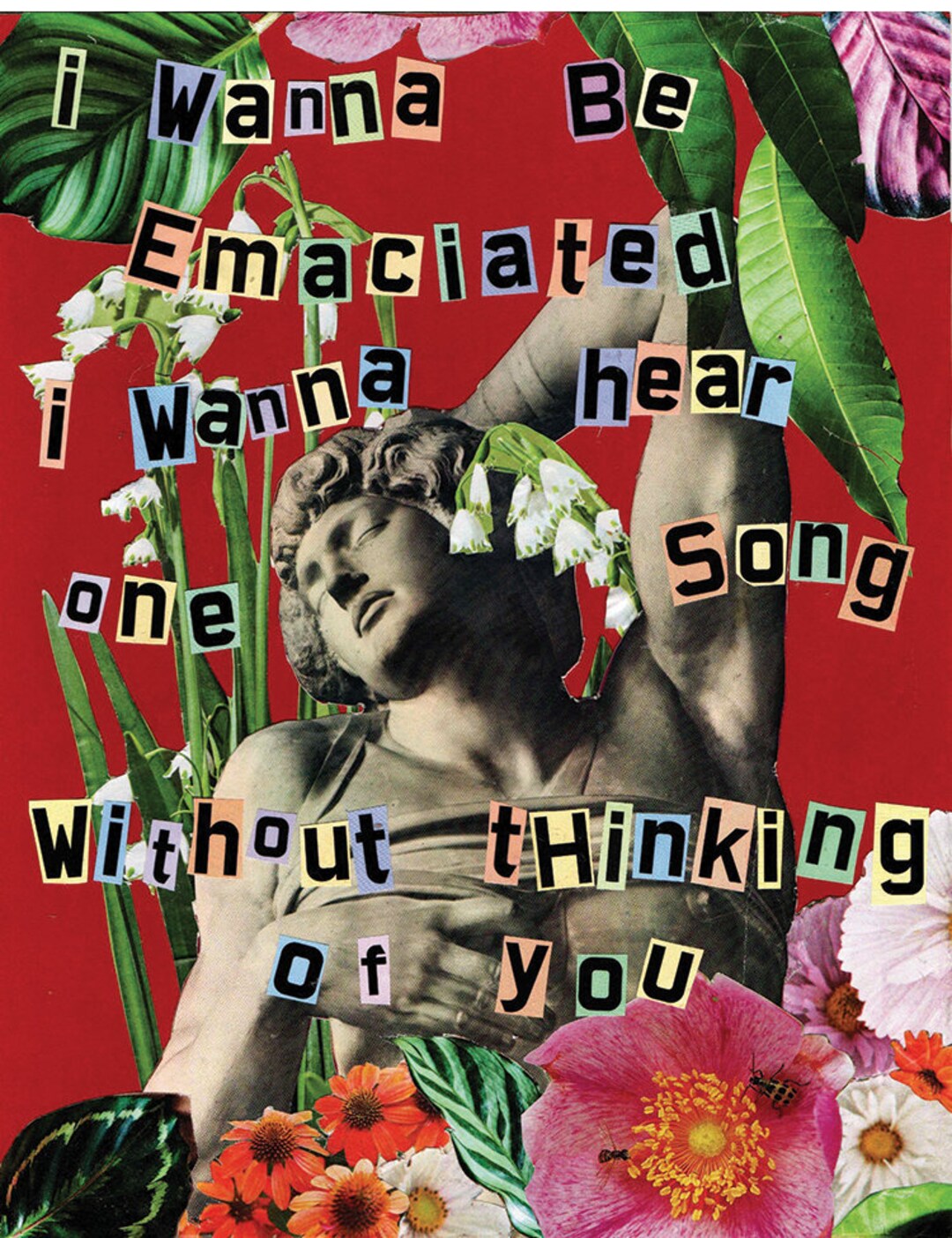 Lyric Printable Art Boygenius Me and My Dog Etsy