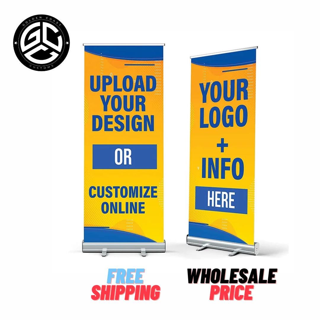 Custom Roll/pull-up Banner Stands | Personalized Banners for Trade Show ...