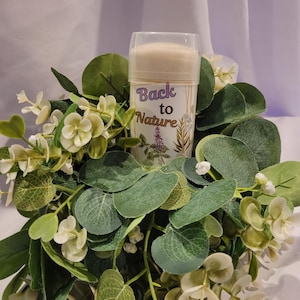 Back 2 Nature, Natural deodorant, aluminum free 2.5oz