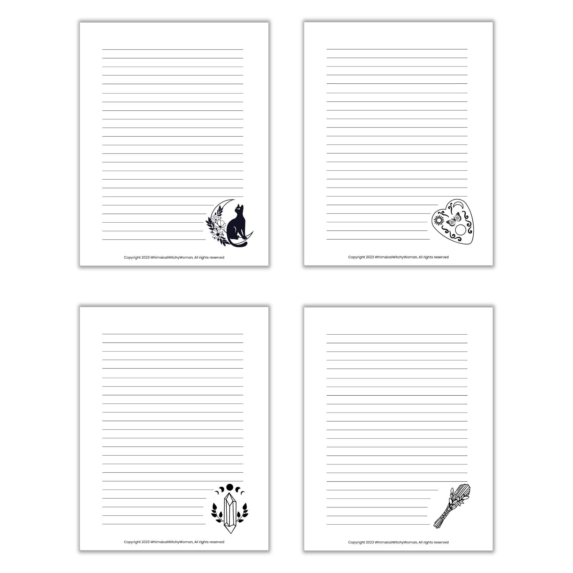 Witch Journal Printable, Witchy Journal, Witchcraft Journal, Printable Journal Pages, Printable ...