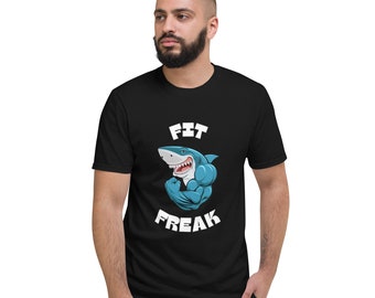 Camiseta Fit Freak Shark: Motivación para el gimnasio, estilo de vida fitness
