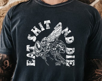 Hardcore Metal Eat Sh*t Tshirt Punk Tee