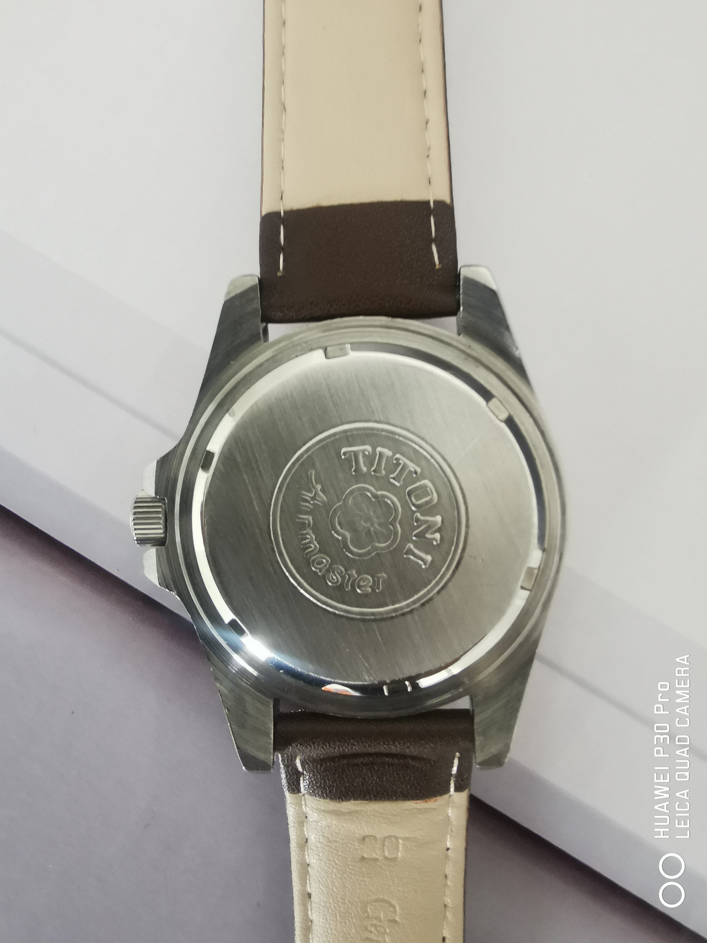 TITONI AIR MASTER Wrist Watch 17 Jewels Blue Dial Manual Wind Etsy