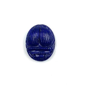 Scarab Carving Natural Lapis Lazuli Scarab Carved. Lapis Scarab Cut-Carving Gemstone, Handmade Carving Ring, Pendant, Making Jewelry Making