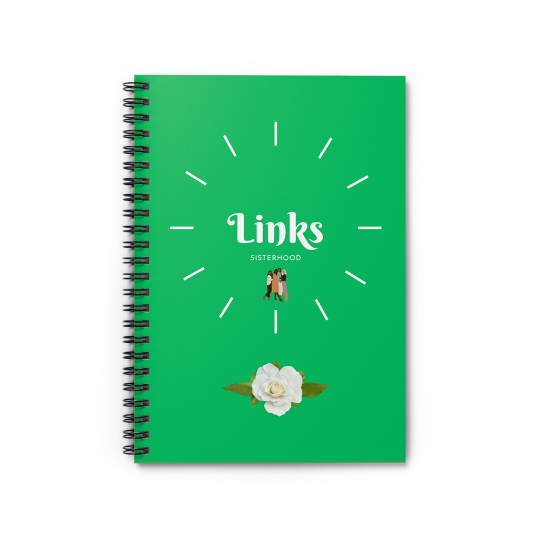 Links Spiral Notebook Ruled Line - Etsy