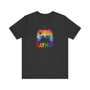 Gaymer Shirt - LGBTQ+ Pride Gaming T-Shirt Funny Tee